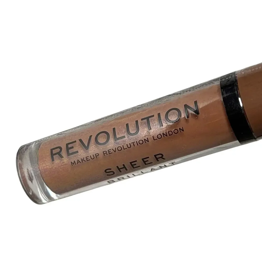 Makeup Revolution Sheer Brilliant Lip Gloss Sheer Vow 120 Nude Shimmer